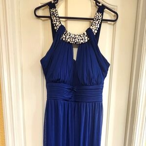 Floor length Formal/Prom Dress. Speckless, Size 13, Navy Blue